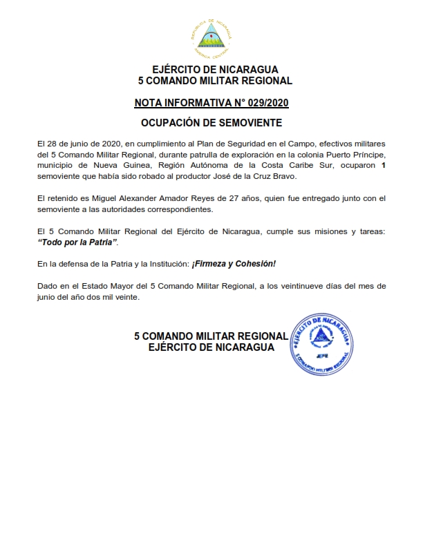 nota caribe